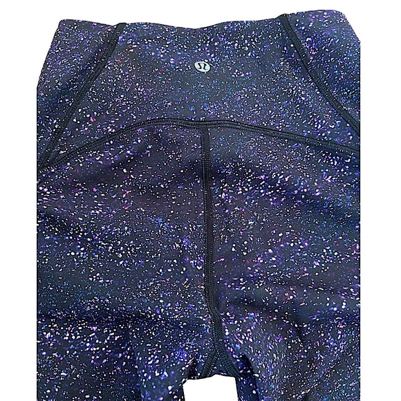 LULULEMON Train Times 7/8 Pant 25" in Crystalline Multi / Black, Size 4 - Picture 7 of 9
